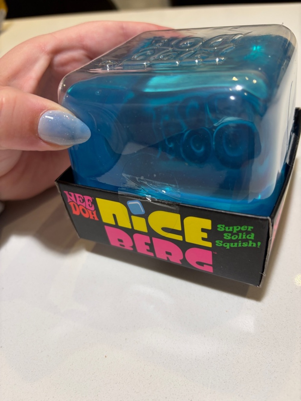 NeeDoh Nice Berg Squishy Toy - Blue - Picture 3 of 5